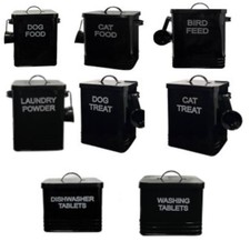 Black Storage Laundry Powder