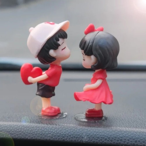 2pcs cute couple kissing car - 2pcs,