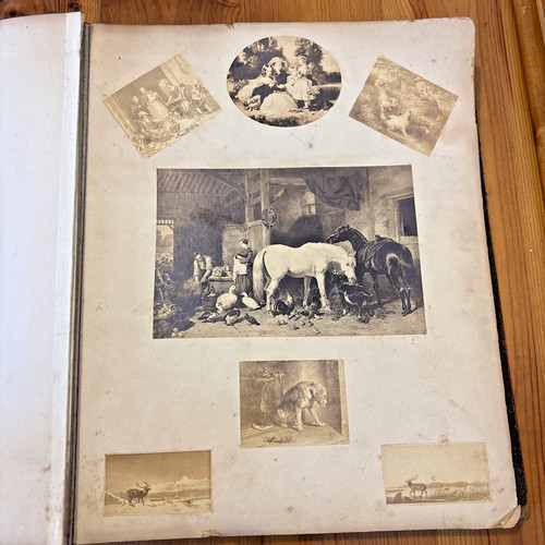 Victorian photo album - victorian,