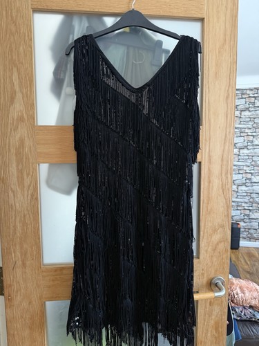 Black gatsby flapper - gatsby, 1920s