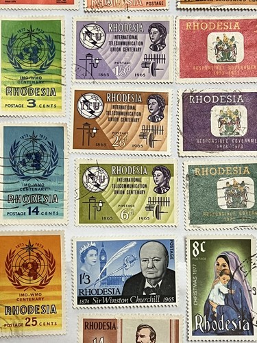 Rhodesia different used - 50,