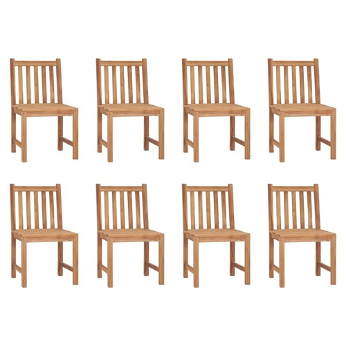 Garden chairs pcs solid - chairs, teak