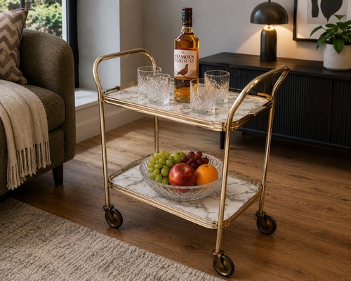 Vintage drinks trolley - drinks,