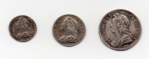 1739 part maundy set 2d - maundy, 1d