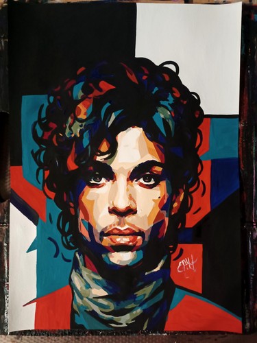 Portrait prince pop art - of,