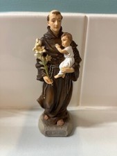 St. Anthony of Padua Veronese Resin Statue Studio Design 6in Religious Gift