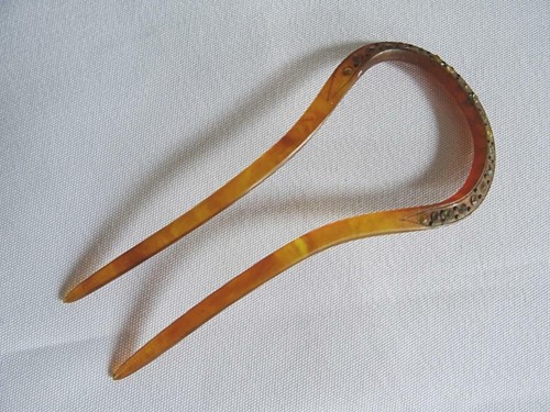 Antique hair comb - comb, edwardian