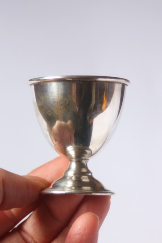 Vintage silver plated egg - plated, cup