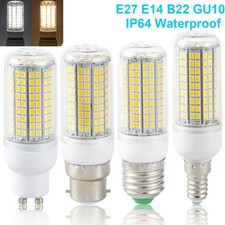 E27 B22 E14 GU10 LED Light Bulbs High Brightness 180 LED Corn Bulb Lamp 12W=100W