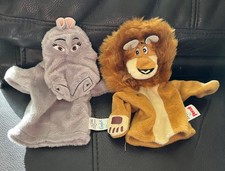 Hand Puppets - From Madagascar Film - Alex,(Persil) Gloria(Comfort)