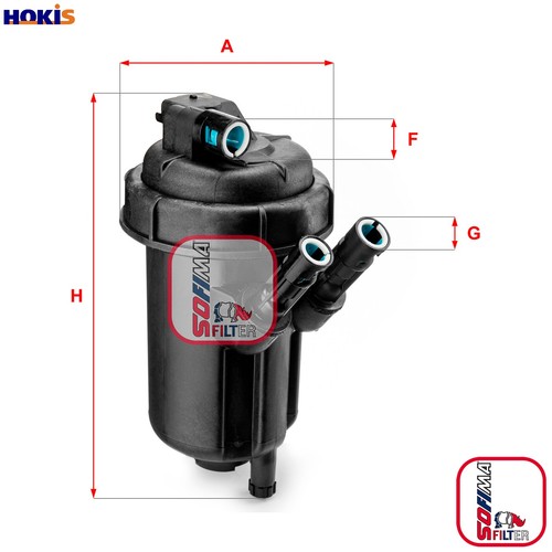 Fuel filter 5116 for - gc,
