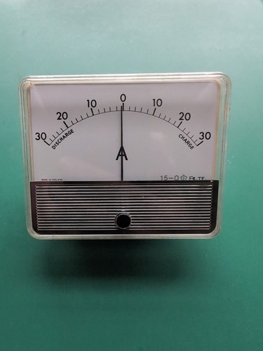 Vintage panel meter - panel,