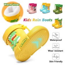 Boys Kids Wellies Wellington Boots Child Junior Rain Boots For Girls Water Shoes