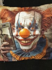 Scary Clown Cushion Cover Unusual (2nd)