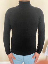 Men's 100% Cashmere Highneck Sweater, Made in Nepal