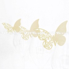 Butterfly Design Wine Glass