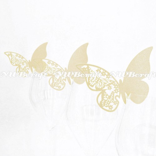 Butterfly design wine glass - butterfly,