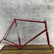 Vintage Trek Frame Set 62 cm 24 in USA Lugged Tour DENT 80s Tall XL Red Touring