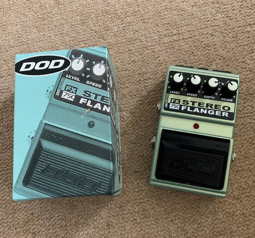 Dod fx75c stereo flanger pedal - dod,