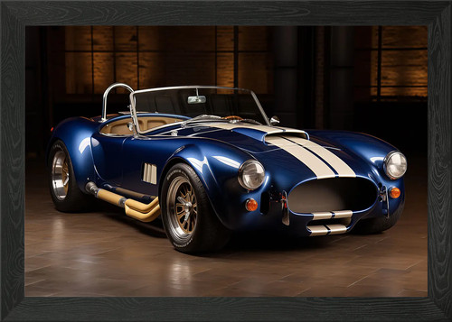 Cobra muscle car - muscle, framed