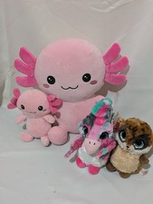 Pink Axolotl Plush Soft Toy
