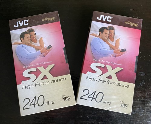 Sealed jvc 240 - vhs, blank