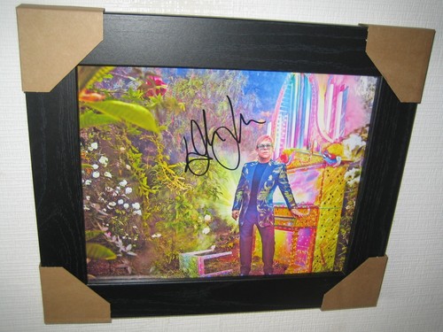 Elton john signed photo 8x10 - john,