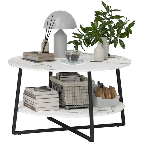 Round coffee table - round,