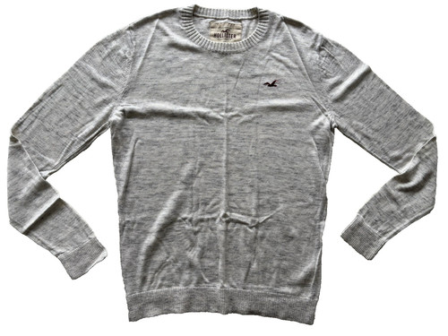 Hollister mens white - grey, marl