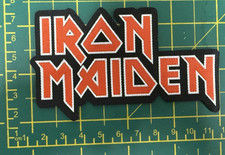 IRON MAIDEN CLASSIC LOGO CUT OUT PRINTED SEW ON PATCH OFFICIAL ITEM