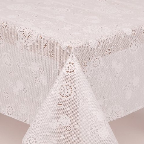 Traditional lace white crochet - white,