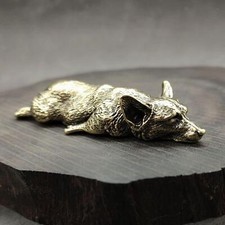 Brass Small Welsh Corgi Puppy