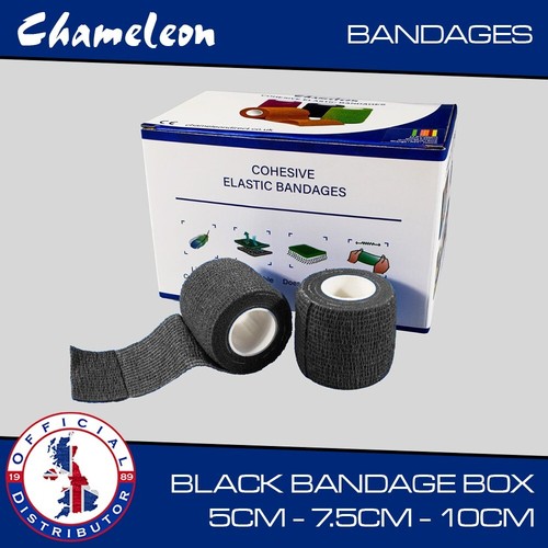 Black cohesive elastic bandage - cohesive,