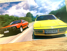MATRA MURENA v LANCIA MONTECARLO - ORIGINAL PRESS CAR ROAD TEST MODEL REVIEW