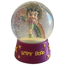 Betty Boop Rainbow Star Detail Snow globe Vintage Y2K