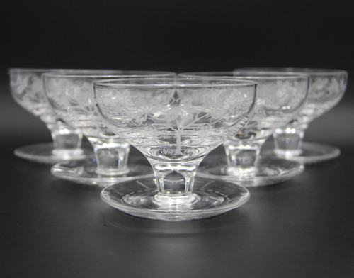1926 1950 stuart crystal - crystal, grape