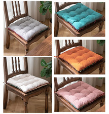 Chair seat pad tie - seat, on