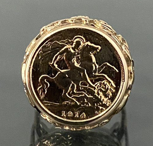 22k gold half sovereign - 22k, coin