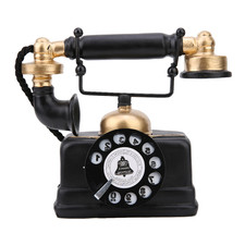 Vintage Retro Antique Phone Wired Corded Landline Telephone Home Desk Decor