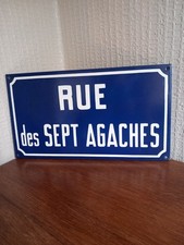 Vintage French Enamel Street