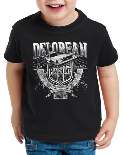 Delorean future shirt kids - delorean,