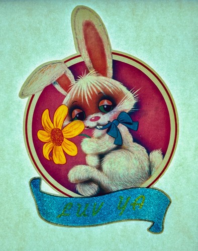 Original vintage bunny rabbit - original,