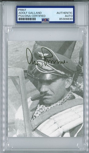 Adolf galland signed - galland,