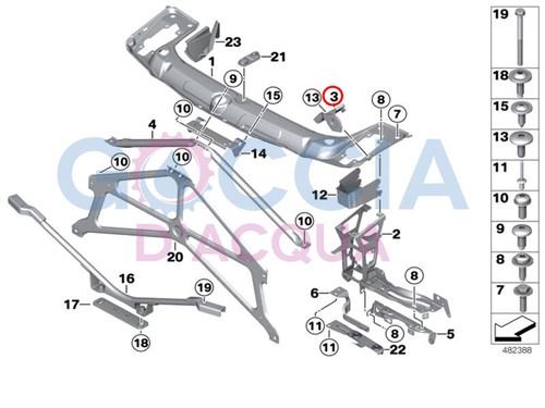 Bmw headlight support - 2',