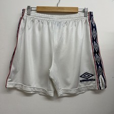 Vintage Umbro 90s White Shorts