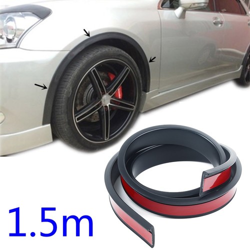 Rubber car wheel eyebrow - rubber,
