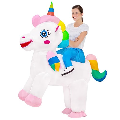 Inflatable unicorn costume - unicorn,