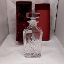 H Samuel Capri Italian Cut Crystal Decanter. Boxed