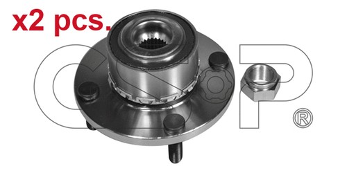 Pcs front fits - x2,