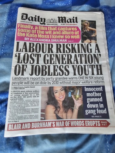 The daily mail newspaper - daily,